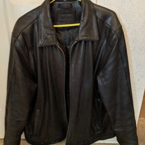 Soft leather jacket